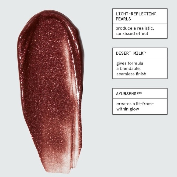 Glossier Solar Paint Luminous Bronzer Crème in Ray, 0.5 fl. Oz. / 13 mL. - Picture 7 of 16